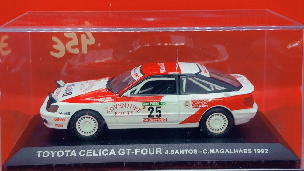 Miniatura 1/43 Toyota Celica Gt Four Joaquim Santos  Rally  de Portugal