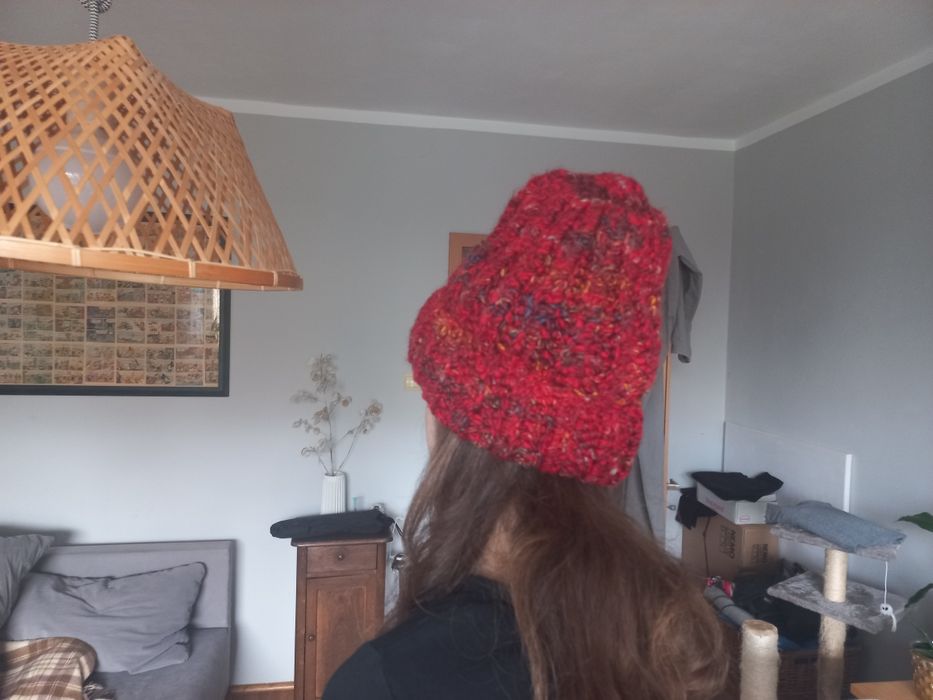 Czapka handmade ciepła