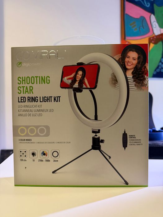 Suporte led para telemóvel - NOVO