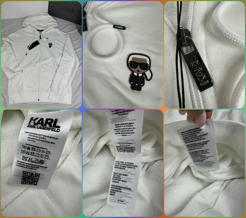 Bluzy męskie rozpinane kaptur karl lagerfeld ck armani nowość premium