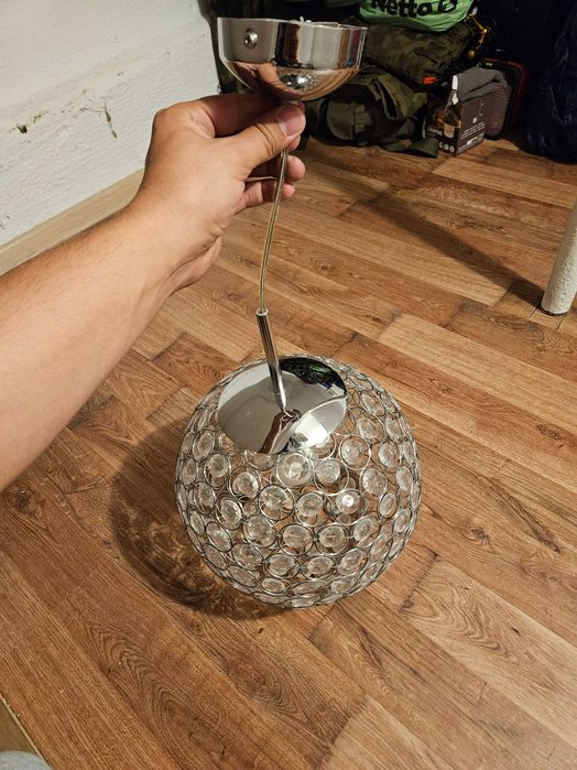 Globo 16004 E27 Konda chromowana lampa wisząca