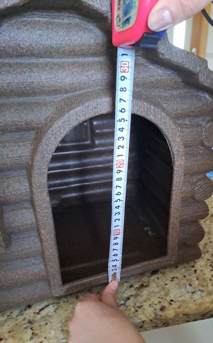 Casa de plástico para animais