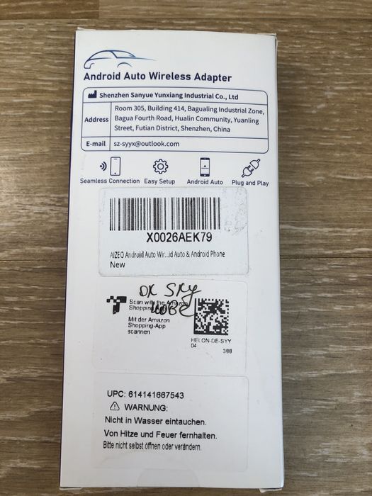 Apple Android CarPlay  автомобільний бездротовий адаптер