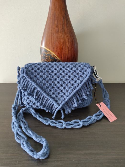 Torebka makramową Boho handmade