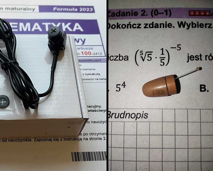 Mikrokamera mikrosłuchawka Full HD