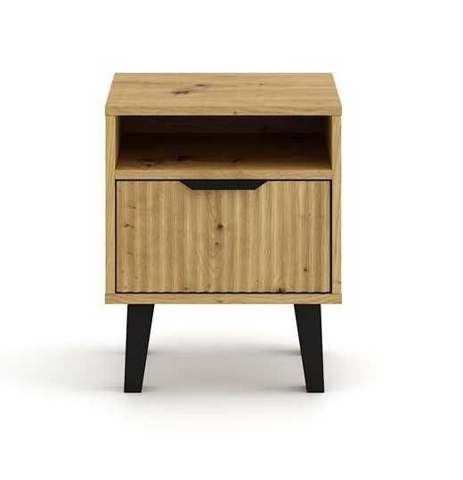 Szafka Nocna SCANDI 1S SLIM z Szufladą DĄB ARTISAN