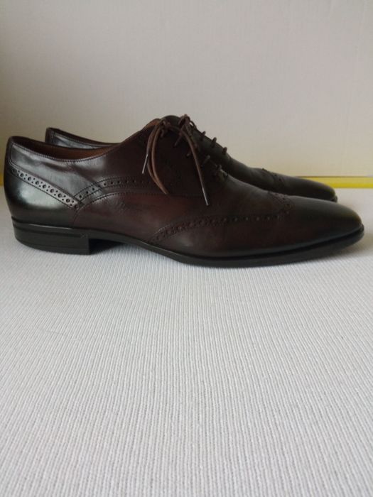 Hugo Boss Original туфли кожаные муж Р 10 ( 44) стелька 29,5 см