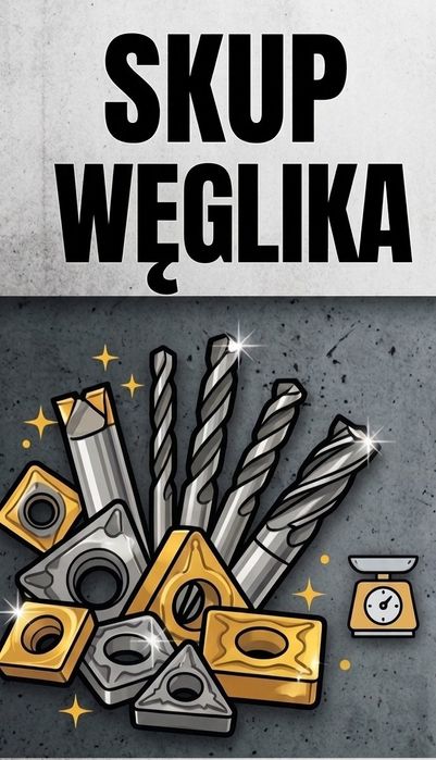 Skup węglika od 250 zł/kg płatność gotówką węglik spiekany