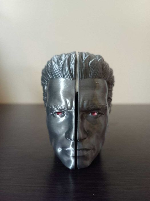 Głowa 3D TERMINATOR /  ARNIE Arnold Schwarzenegger