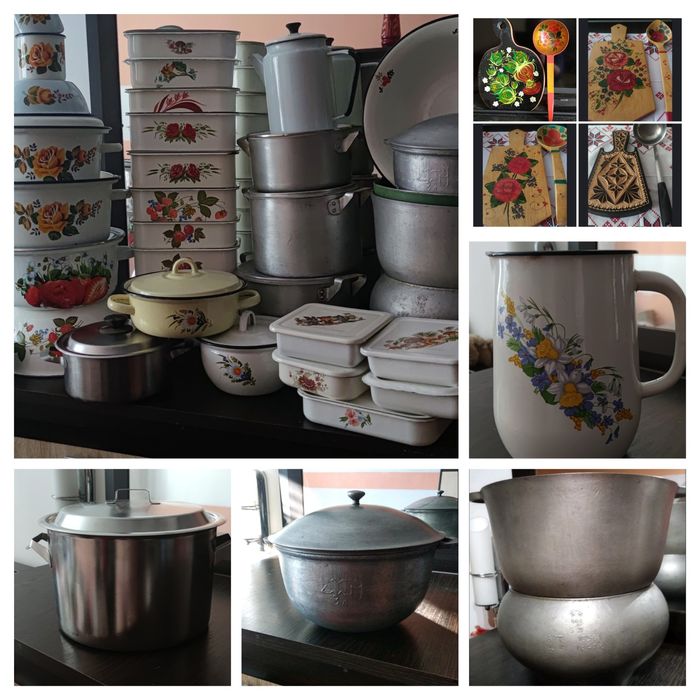 Кастрюля эмалированная . Судок для холодца. Чайник. Казанок.Котелок.