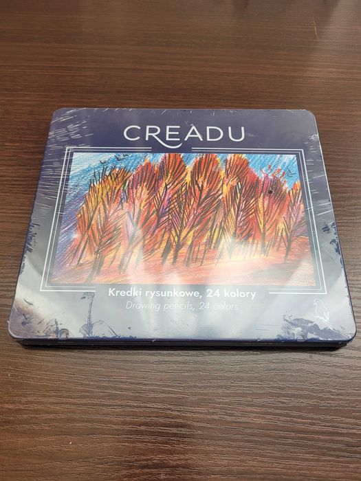 Kredki Creadu nowe folia 24 sztuki