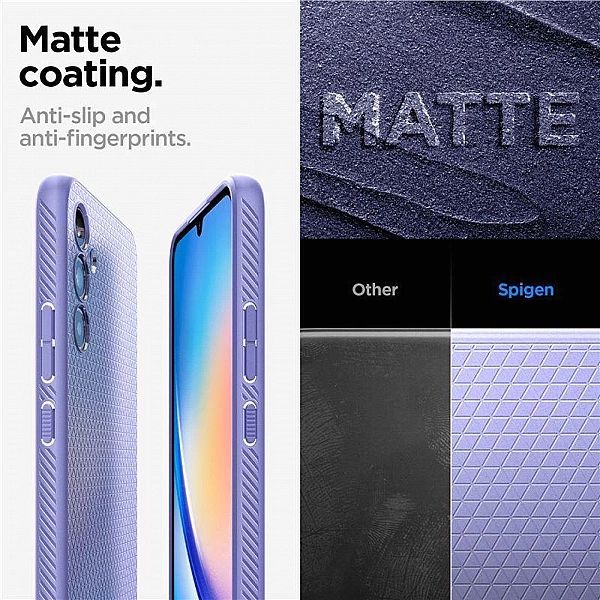 Etui Spigen Liquid Air na Samsung Galaxy A34/5g - fioletowe