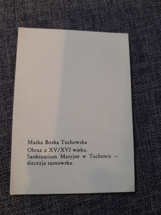Obrazek święty MB Tuchowska