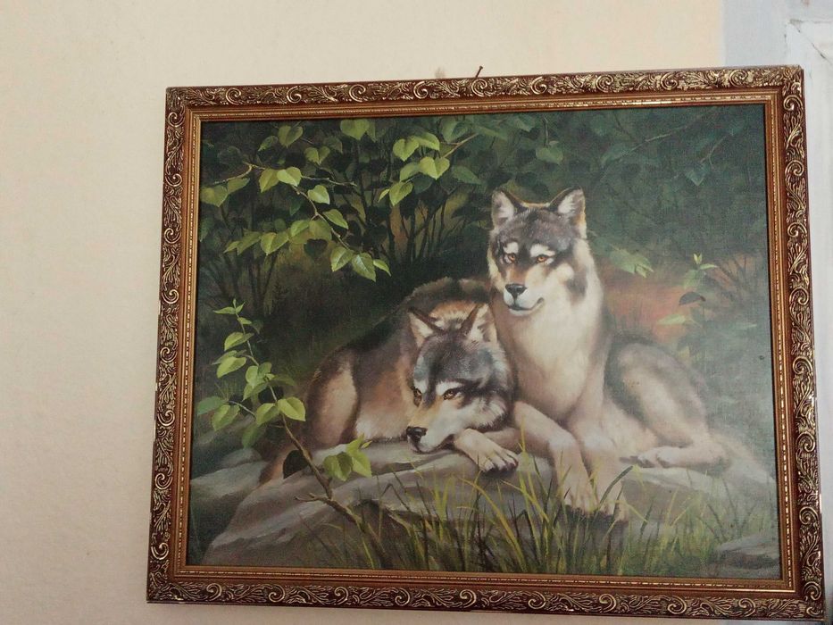 Картина в раме горизонтальная