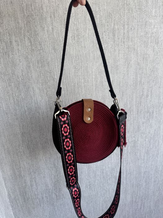 Сумка з бавовняного шнура