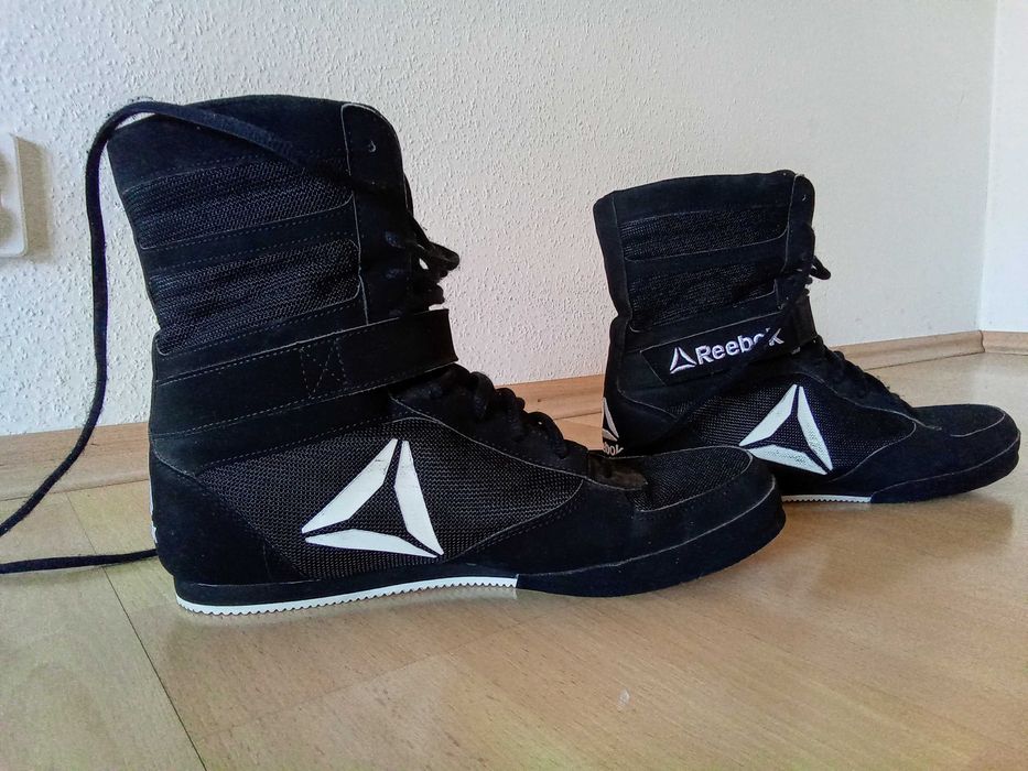 Buty Reebok - Boxing Boot-Buck CN4942 Black/White IDEALNE !