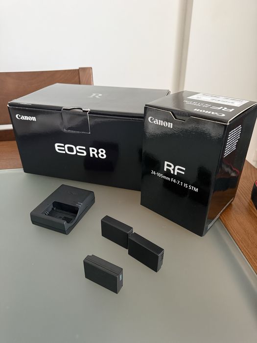 Canon R8 + Lente 24-105mm F4-7.1 IS STM