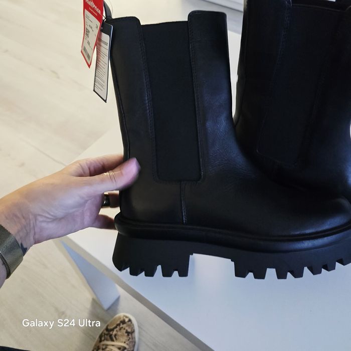 Buty workery sztyblety badura skóra 38