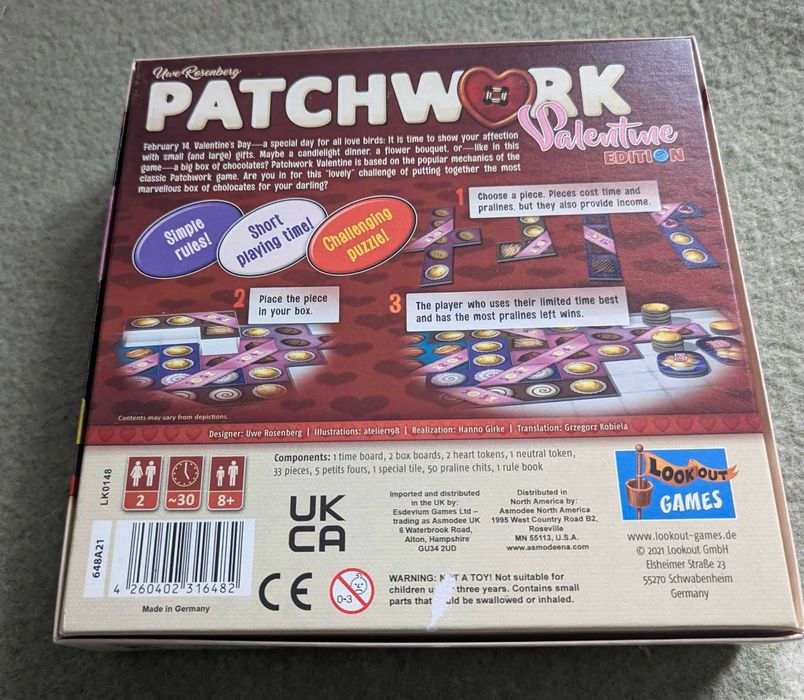 Patchwork - Valentine Edition For 2 Lovers Walentynki dla dwóch