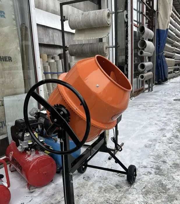 ЗНИЖКА‼️Бетономешалка Higher 120л 650Вт Бетонозмішувач для будівництва
