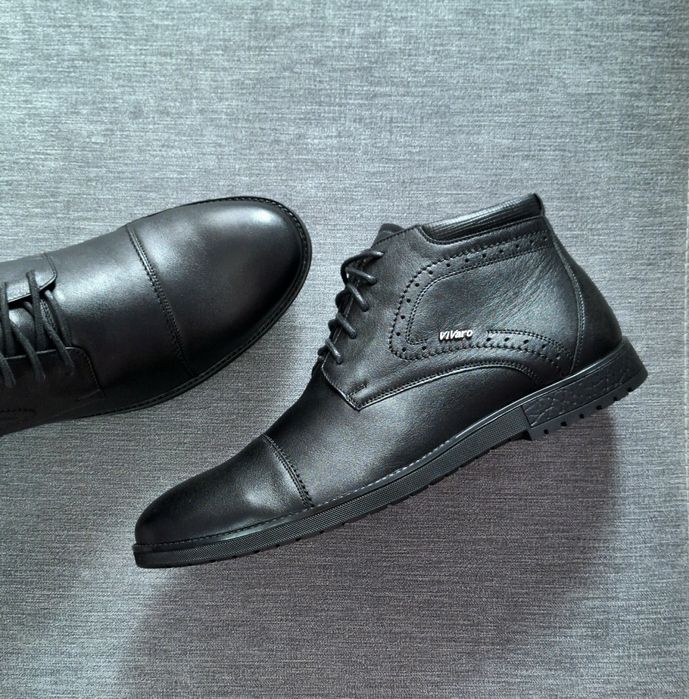 Чоловічі зимові черевики батал класичні великого розміру 47 48 32см