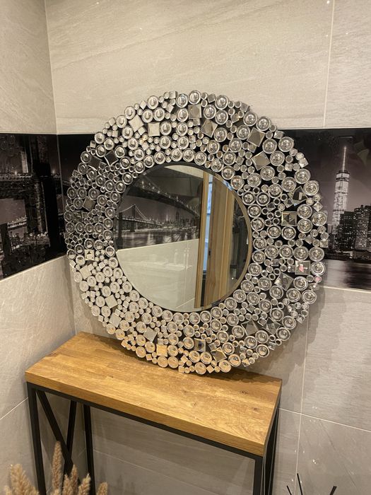 Lustro Glamur srebrne 60cm