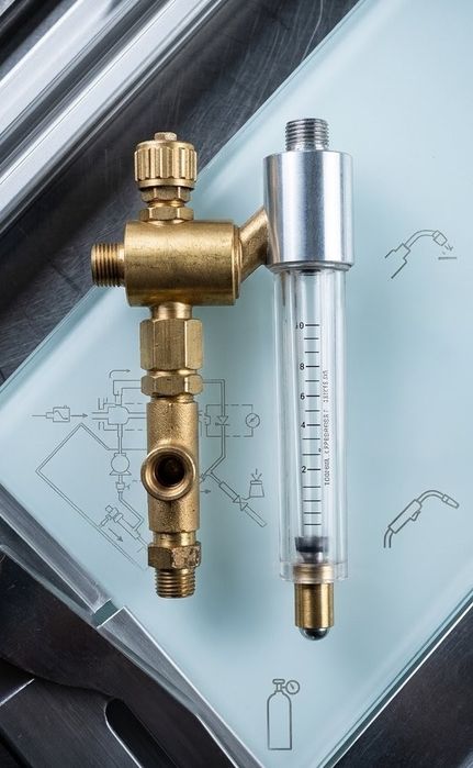 Fluxómetro / Medidor de Caudal para Soldadura (TIG / MIG) e Gases
