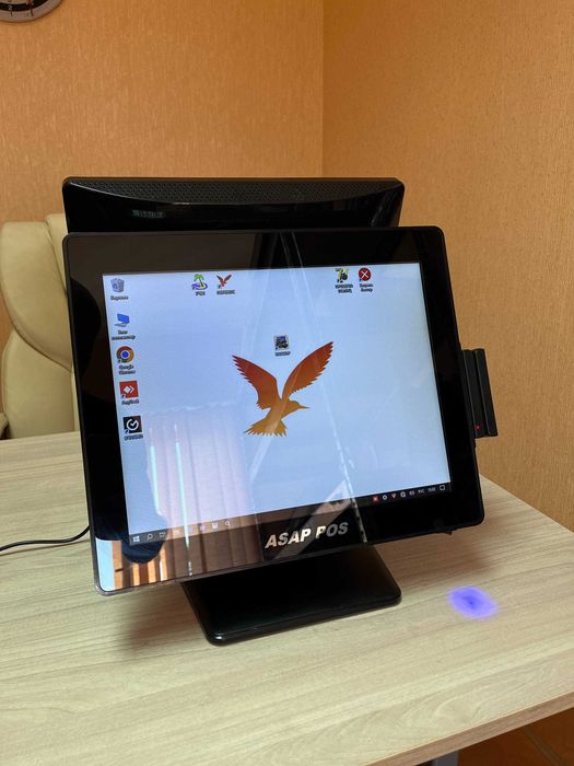 POS-термінал ASAP POS сенсорний моноблок + задній дисплей покупця