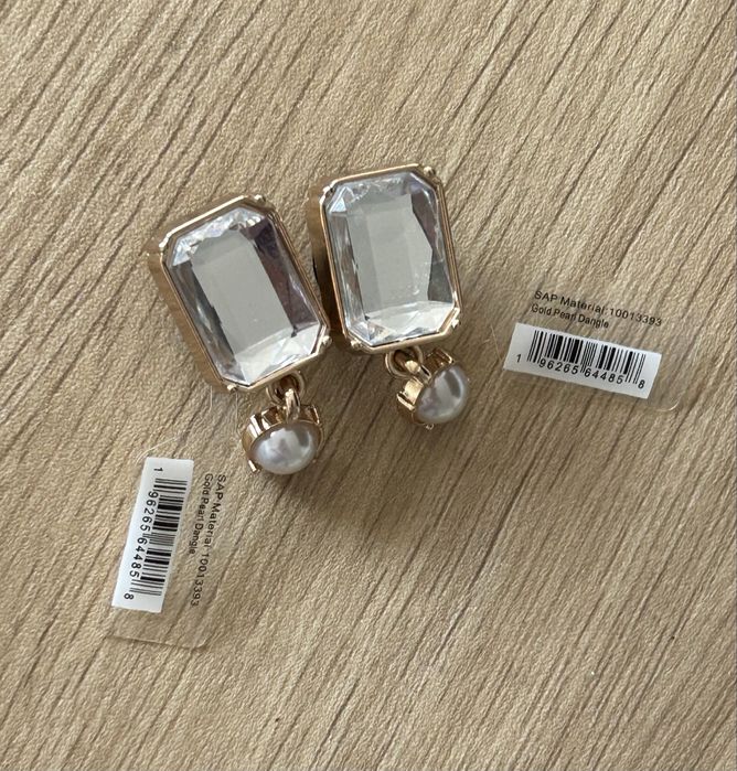 Przypinki gold pearl dangle crocs