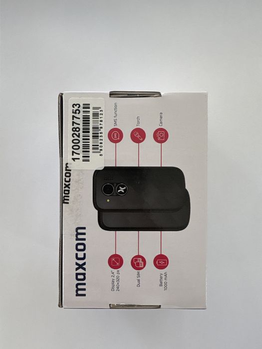 Telemóvel Maxcom MM815 Dobrável – Novo e Lacrado