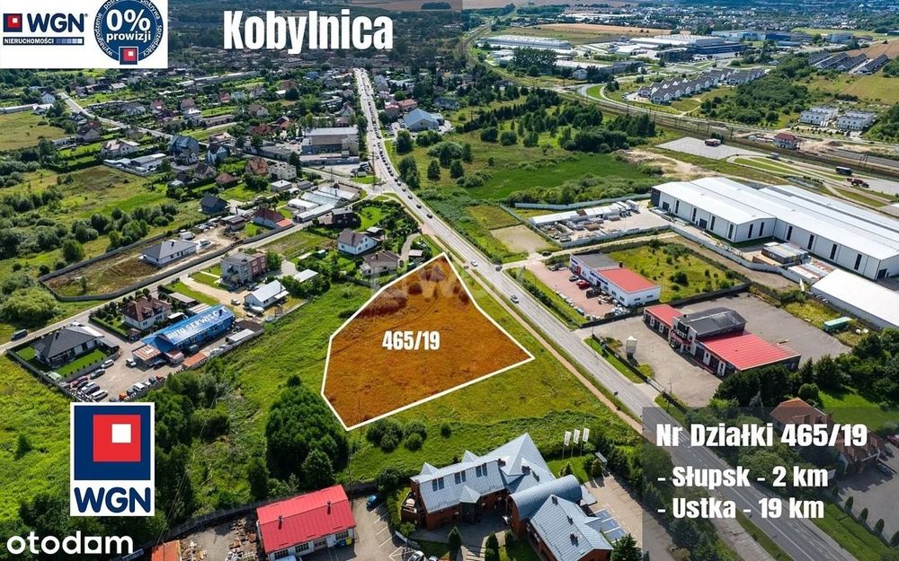 Na sprzedaż działka inwestycyjna, Kobylnica, ul. Główna, 2547440,- PLN