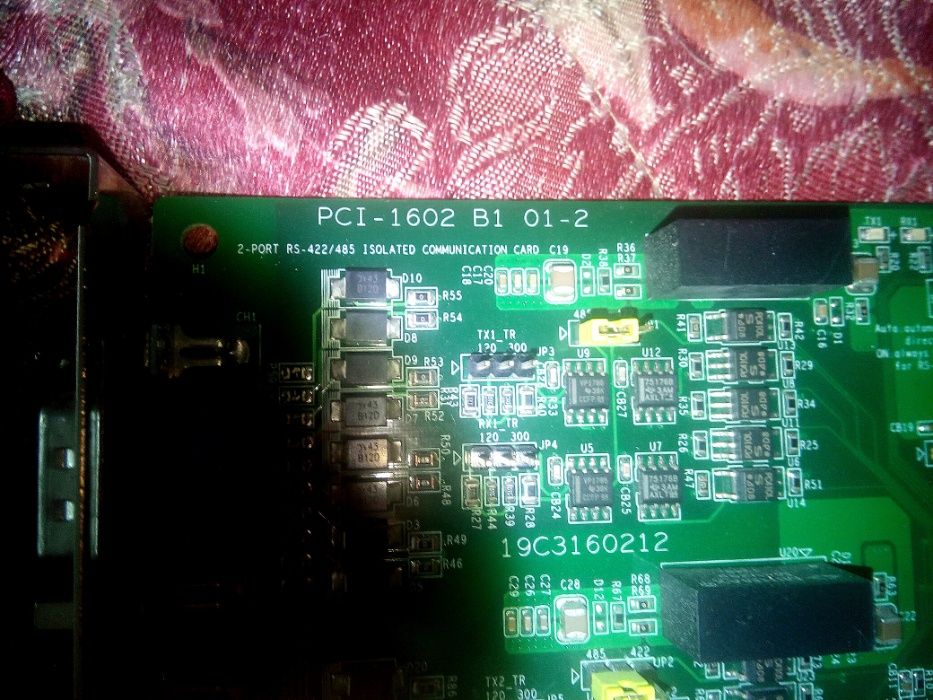 Коммуникационные платы для ПК, плата, PCI-1602, RS-422/485, гальваника