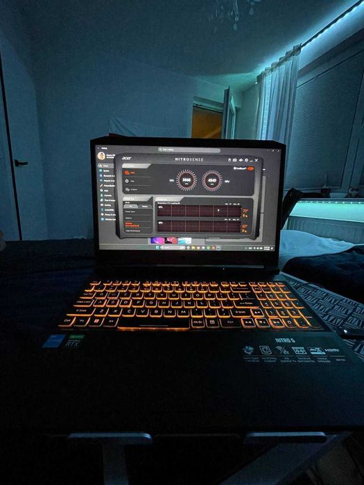 Laptop gamingowy Acer Nitro V AN515-57 (RTX3060, i5-11400H, 32gb RAM, 2x500gb SSD, 144Hz)