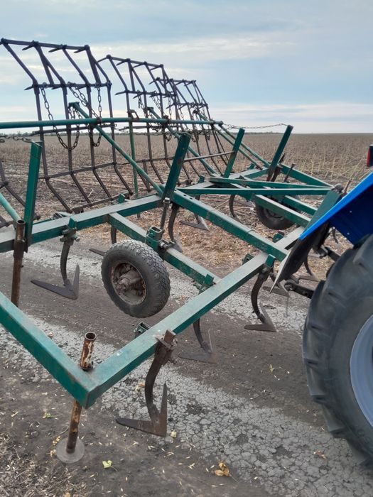 Культиватор 4м навісний з боронами.