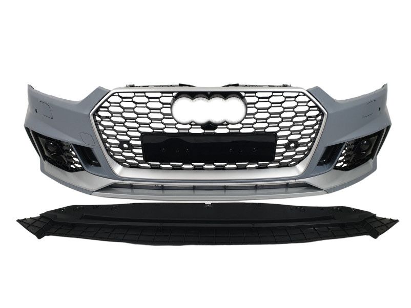 Передній бампер ( стиль RS5 ) V2 на Audi A5 B9 2016-2020  ауди а5б9