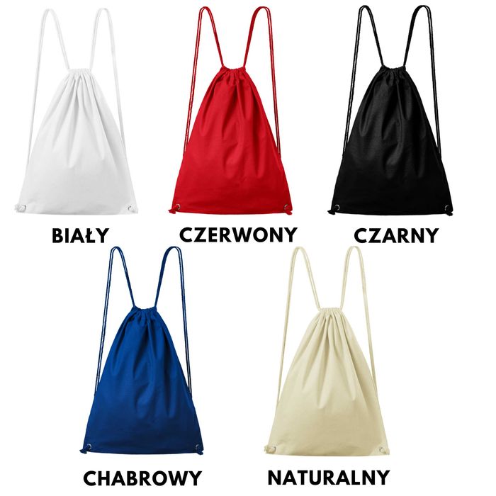 Plecak worek workoplecak szkolny sportowy haft nadruk LOGO FIRMY 10szt