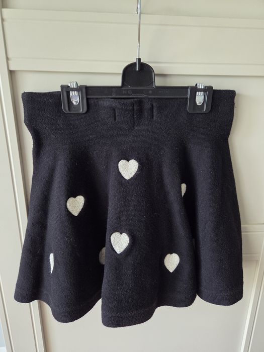 Dzianinowa spódnica serduszka H&M r. 110-116cm 4-6lat
