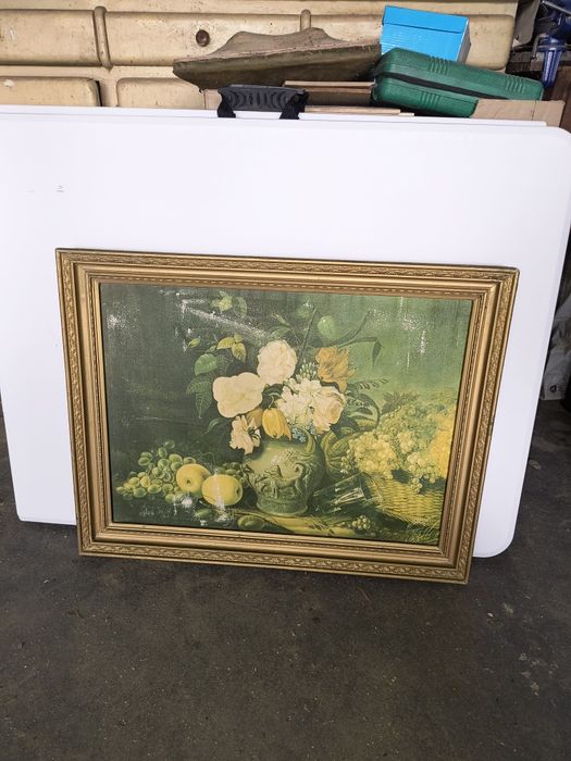 Stary obraz "Martwa natura"