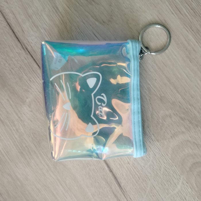 Portfelik portmonetka dziewczęca kot zamek