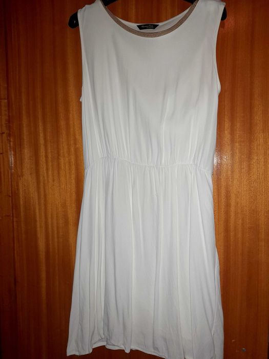 Vestido em chinffon Massimo Dutti