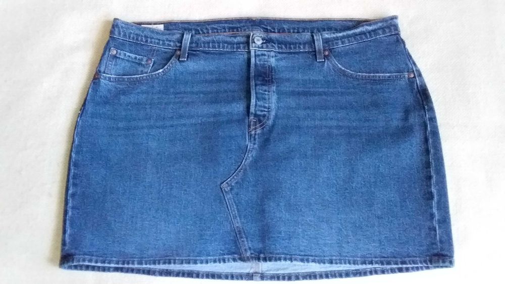 Levis Big E джинсовая (деним) юбка 18W (52-54).