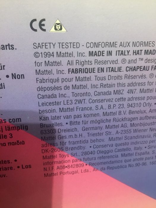 Barbie jardim - 1994