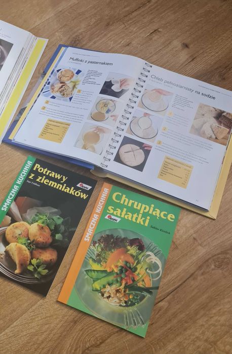 zestaw książek kucharskich