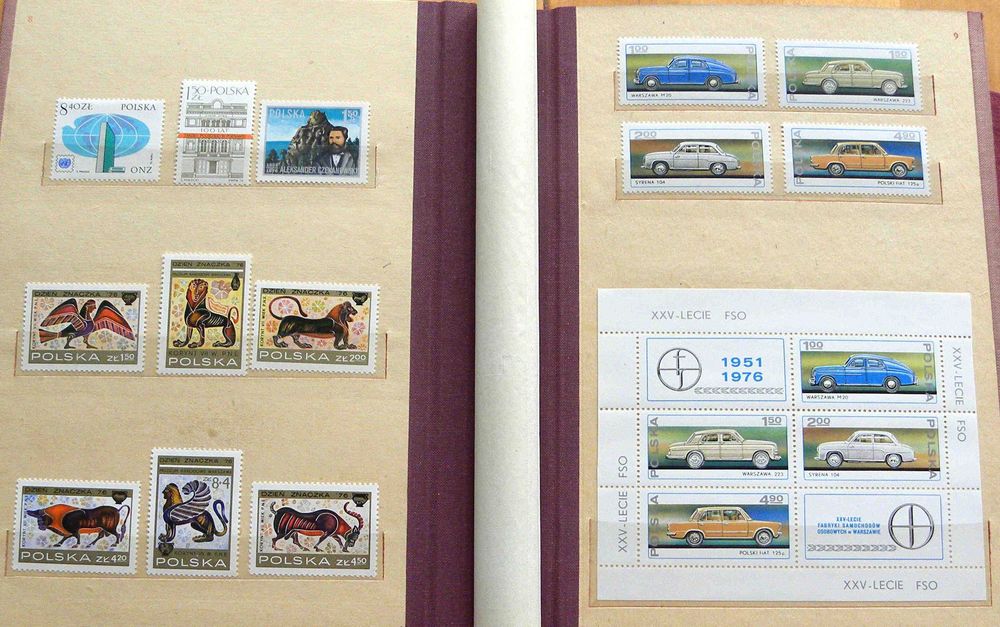 Klaser ze znaczkami, znaczki pocztowe A620