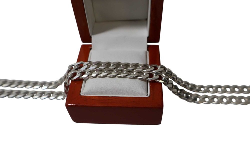 piękny srebrny łańcuszek 925 – 75,34 G – 80 CM