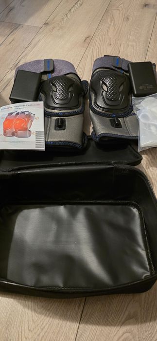 GINEKOO Ogrzewany masażer kolan, bezprzewodowe