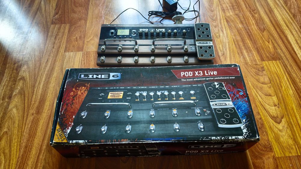 Line 6 POD X3 Live | 100% Sprawny | BOX, Instrukcja, Zasilacz