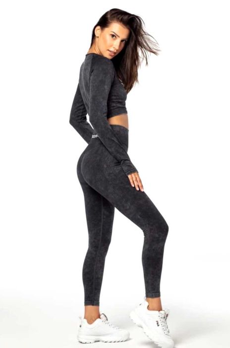 Legginsy bezszwowe Carpatree Yasmine z wysokim stanem