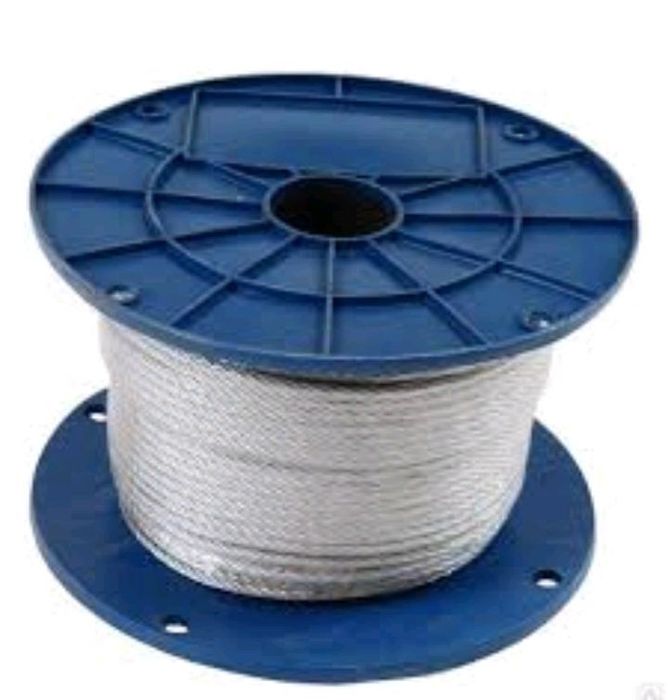 Трос стальний оцинкований D8mm.