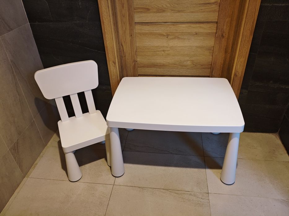 Stolik i 1 krzesło Ikea Mammut/ transport